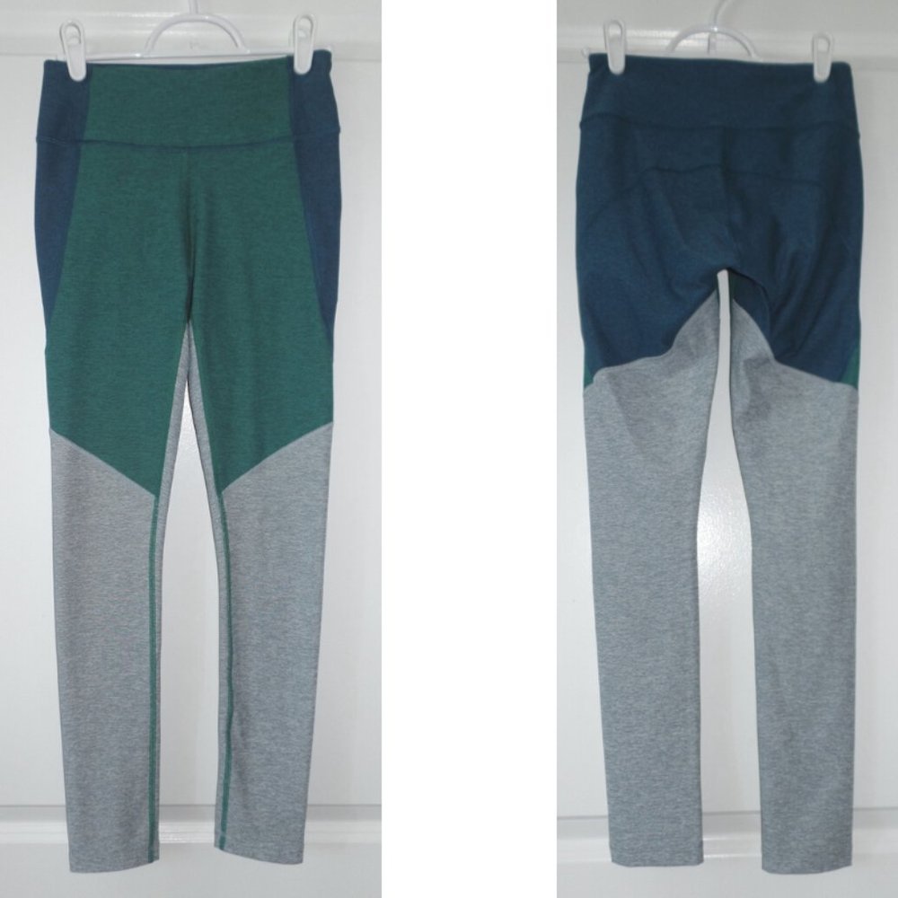 Outdoor Voices 7/8 Colorblock Leggings, sz XS - Picture 4 of 9